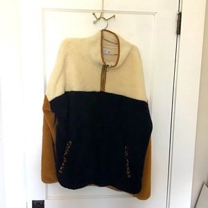 Time and Tru Neutral Fleece 1/4 zip pullover extra large